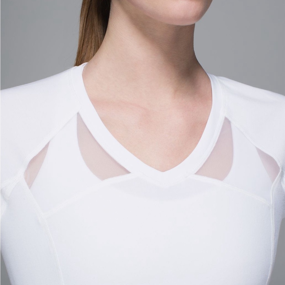 Lululemon Pace Pusher Long Sleeve Rulu Top White Women’s 8 - Picture 2 of 11